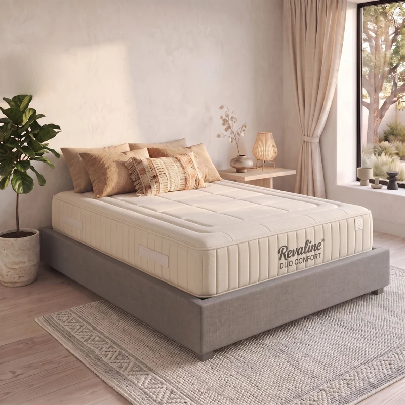 Matelas 100% mémoire de forme, 25 cm, soulagement lombaire - Collection Duo Confort