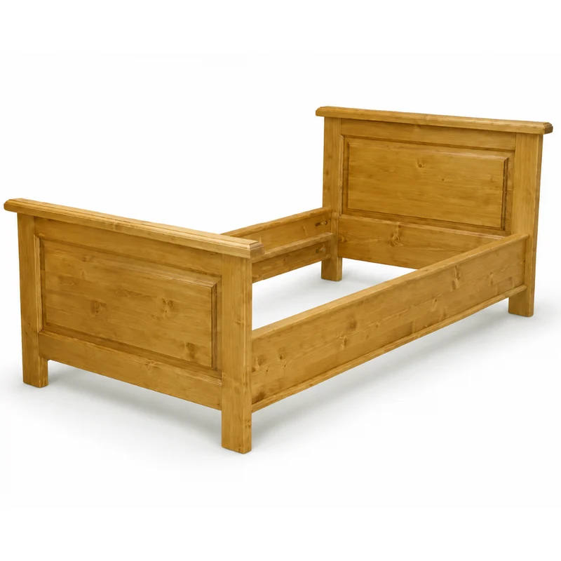 Lit simple épicéa massif 90 x 190 cm Aravis