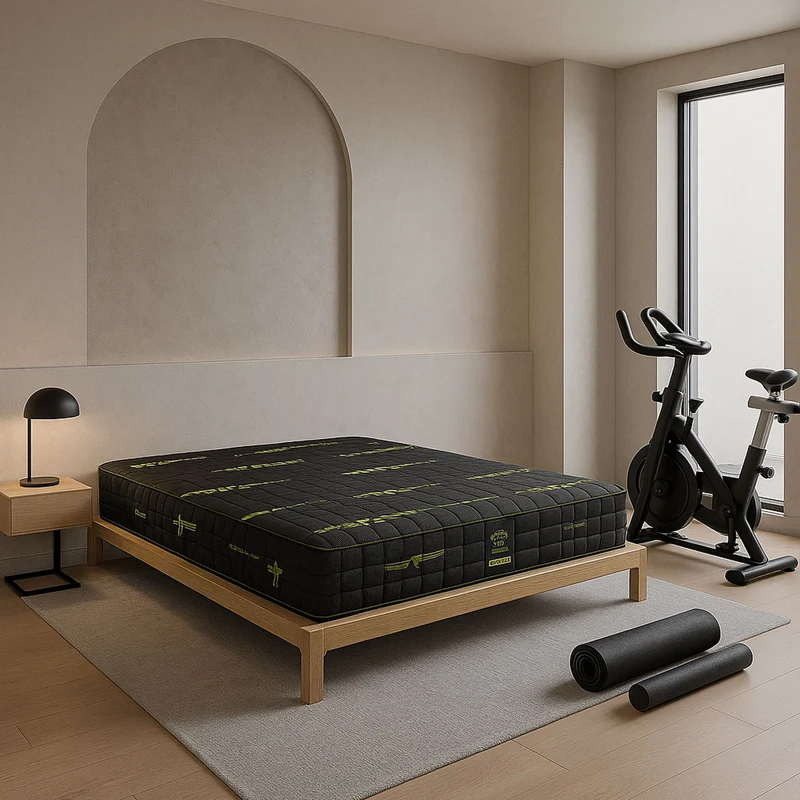 Matelas PRO FOAM : mémoire de forme et mousse HR+ - Collection Sensation