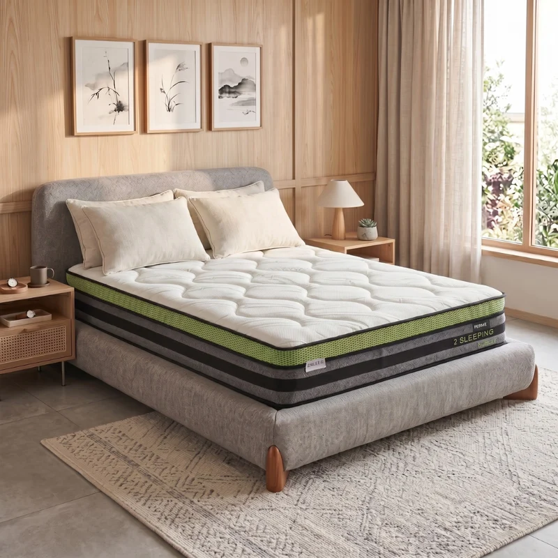 Matelas bi-confort souple/ferme, mémoire de forme, ressorts - Collection Bi-Confort