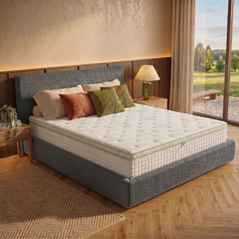 Surmatelas bambou mémoire de forme - Collection Bamboo ZEN
