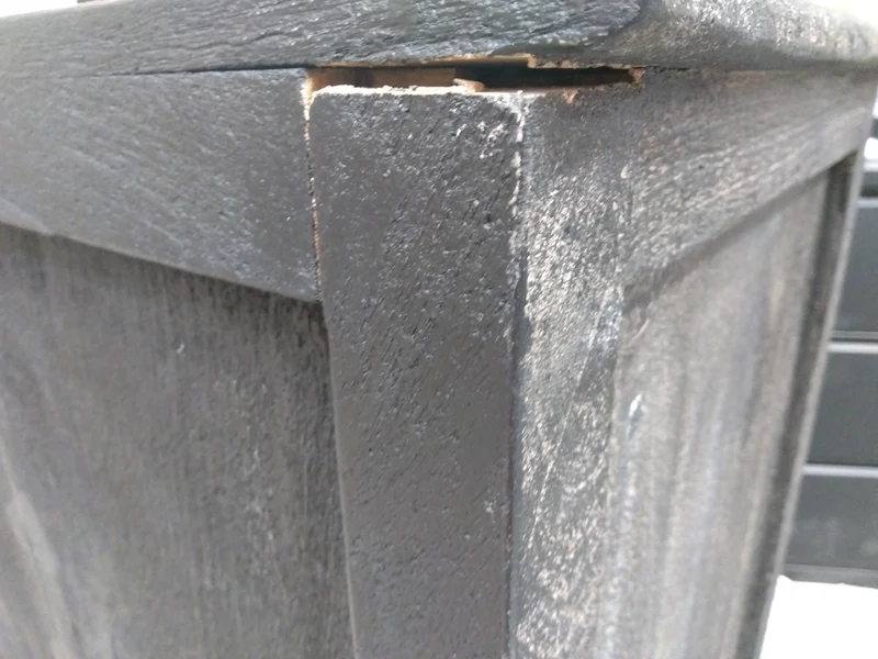 Commode LOBERON Dakota en bois noir