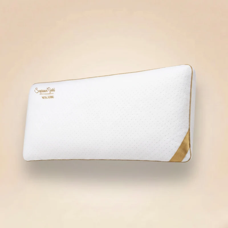 Traversin mémoire de forme, soutien cervical, déhoussable - Collection Gold