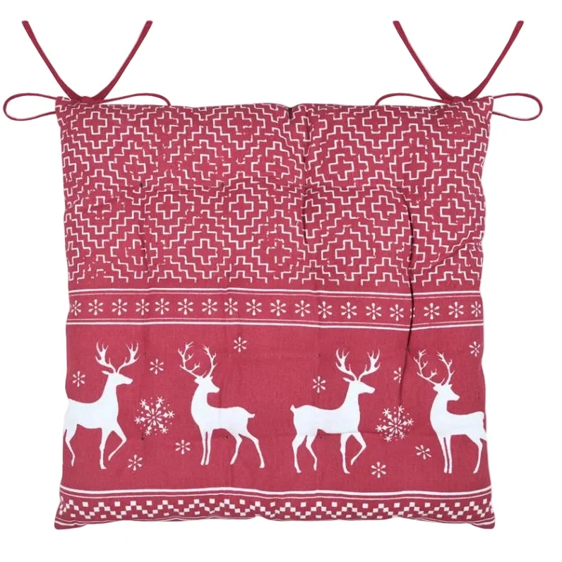 Galette de chaise ARBIN rouge