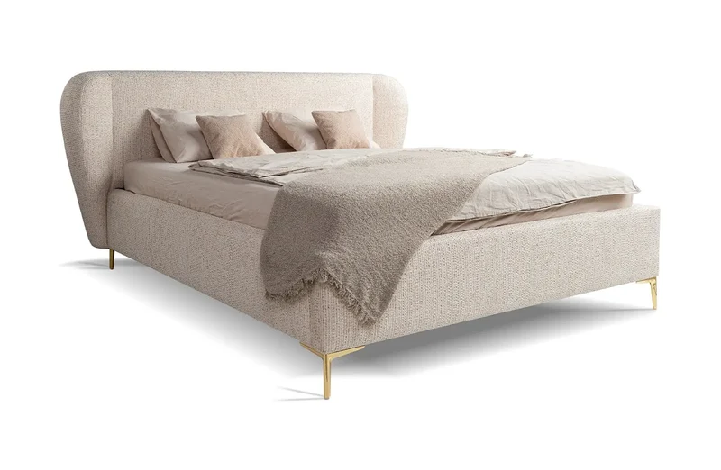 Lit Coffre avec Tête de Lit ELIANO - 140 à 180 cm