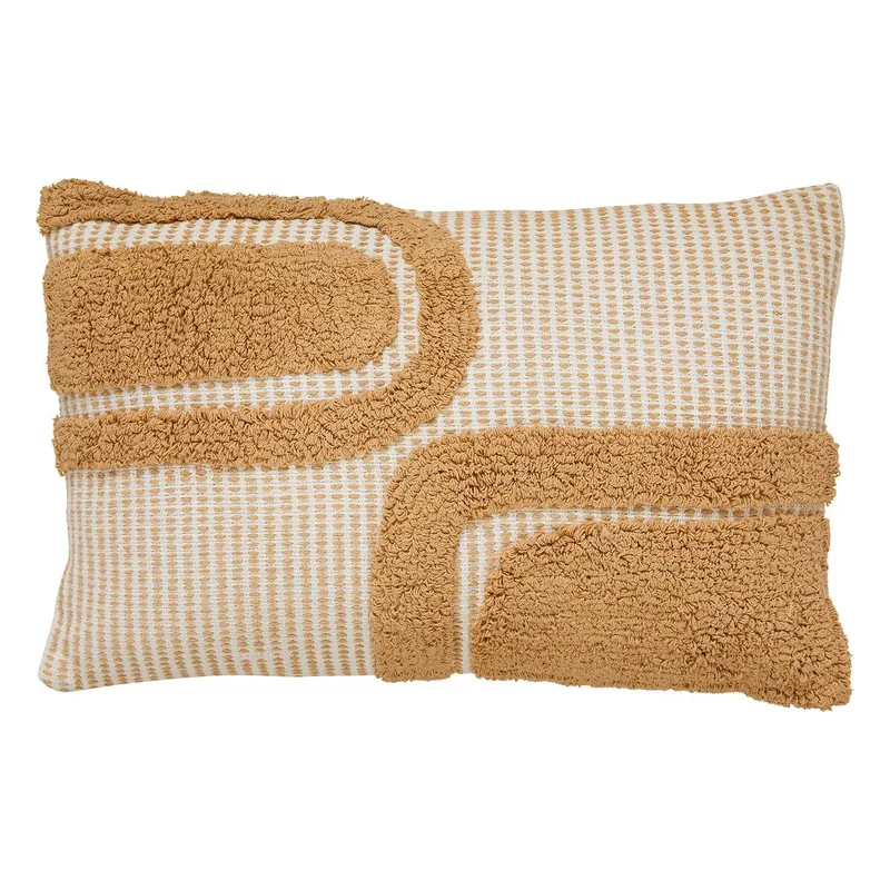 Coussin Poppy Coton tufté en Lin - 58x38 cm