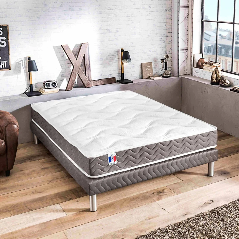 Matelas COSI PAR CAMIF Flex Komfor 90x200 cm Épaisseur 16 cm