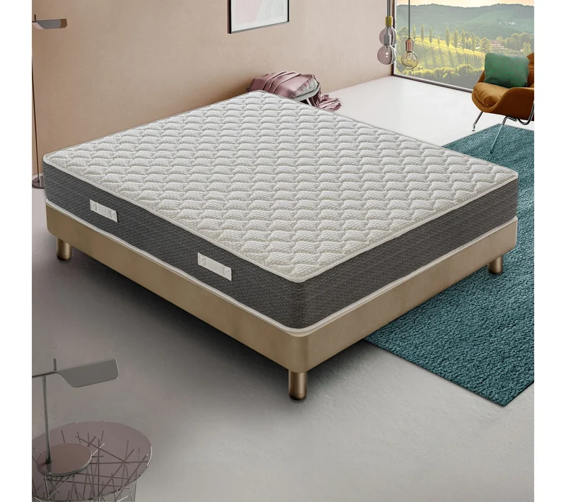 Matelas ressorts ensachés – Alba - Accueil mémoire de forme épaisseur 30 Cm