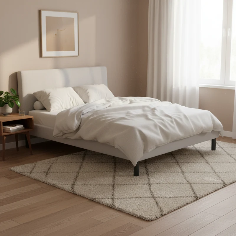 Sommier tapissier EPEDA Noyer 140x190cm