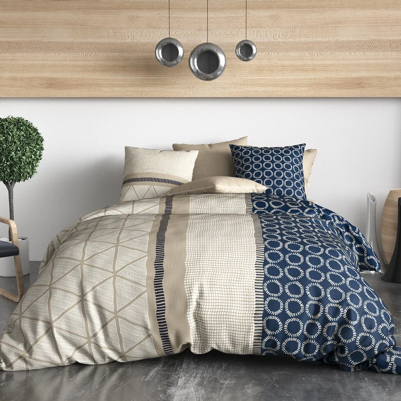 Parure de lit 100% coton 57 fils Nairobi
