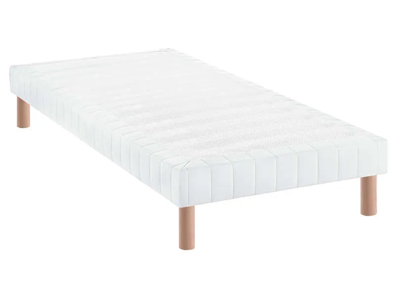 SOMMIER TAPISSIER 120x190 cm + PIEDS OFFERTS