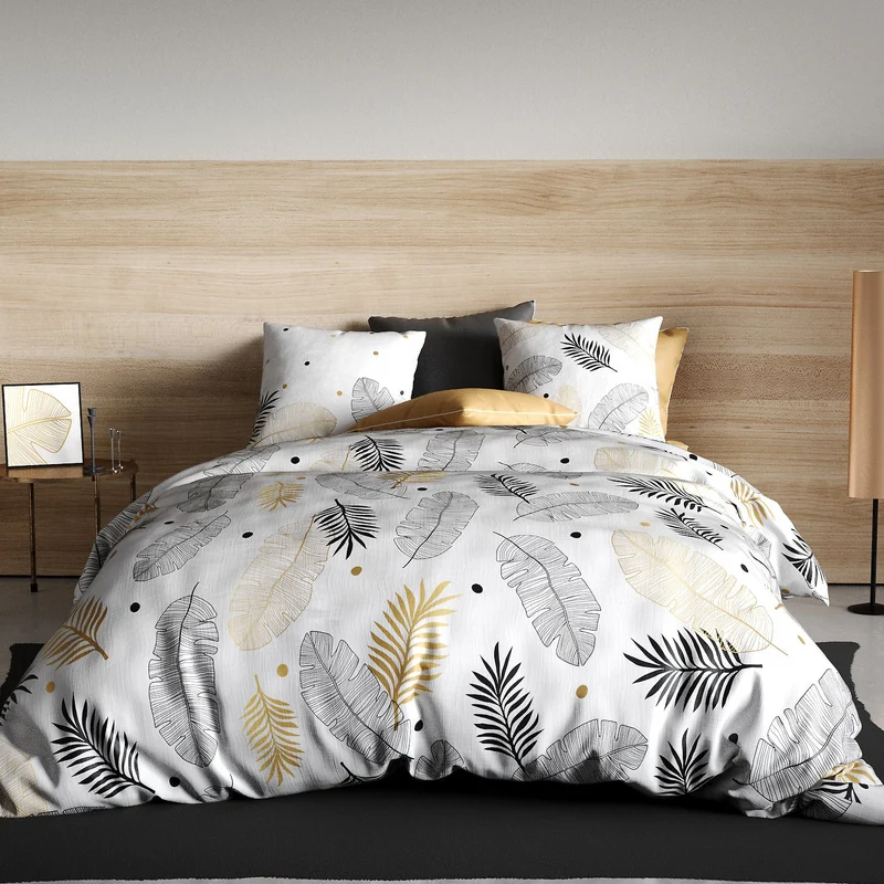 Parure de lit 100% coton 57 fils ENVOLE
