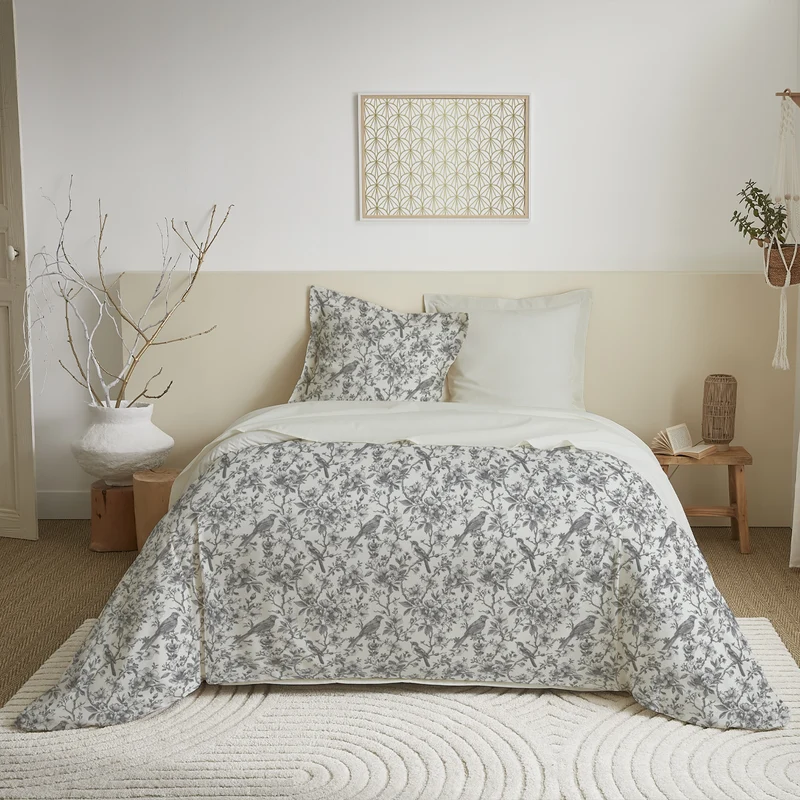 Parure de draps 4 pièces pour lit 140 x 190 cm 8 modèles au choix