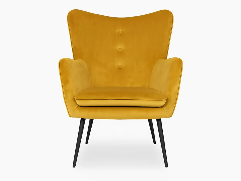Fauteuil en velours design - ERGO